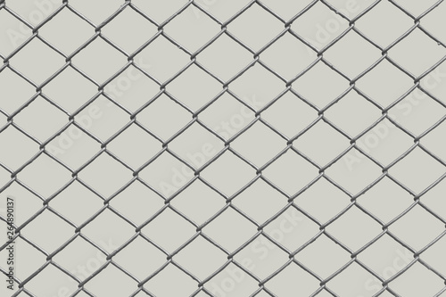 chain link fence with brown background