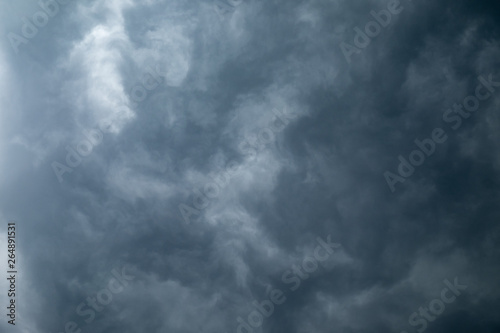 Light in the Dark and Dramatic Storm Clouds background