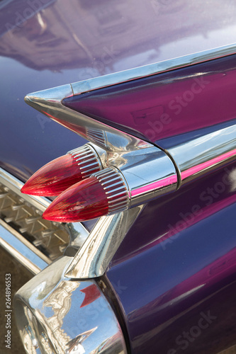 Purple Classic Car Detail