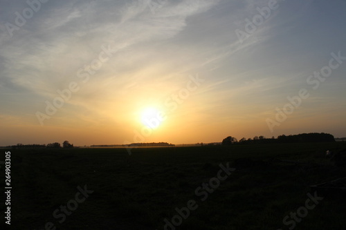 Sunset in the field 9