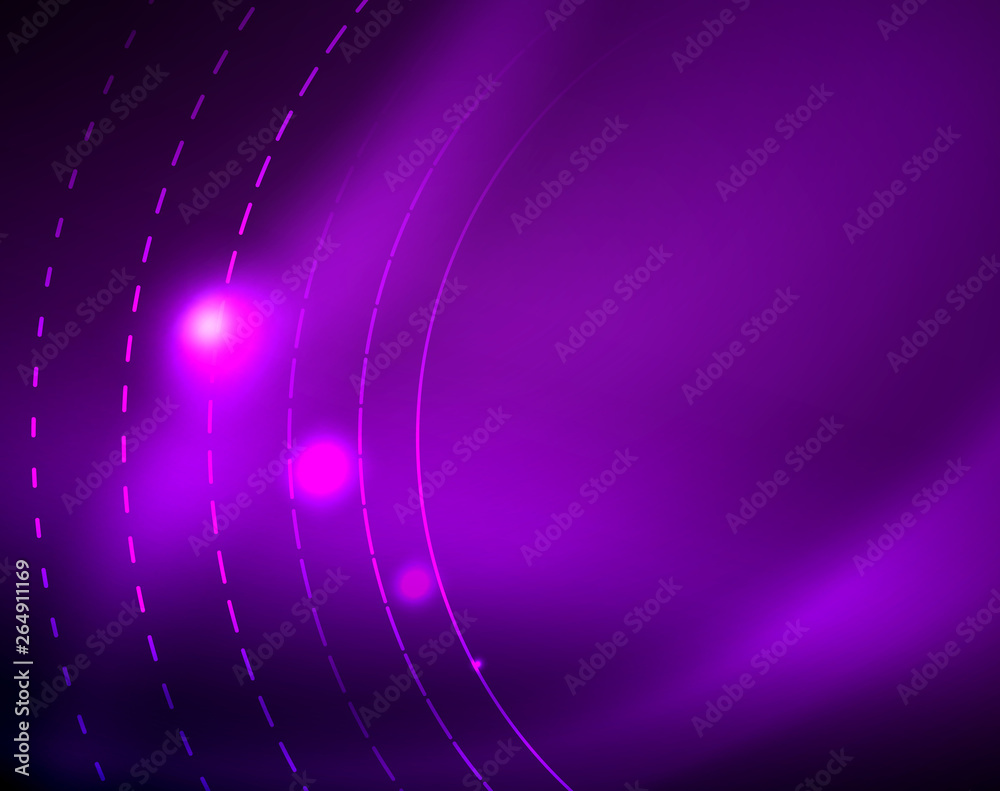 Neon circles abstract background Neon circles abstract background