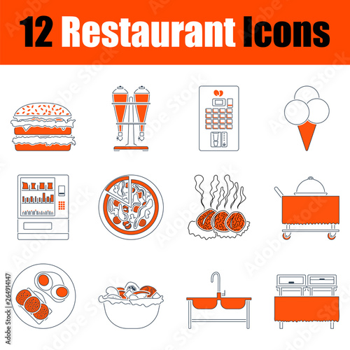 Restaurant Icon Set