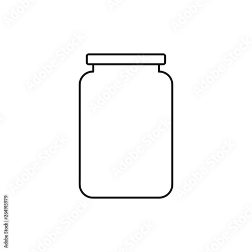 Glass jar icon