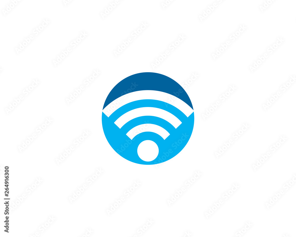 wireless Logo Template vector wireless Logo Template vector