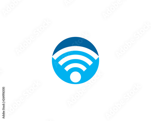 wireless Logo Template vector
