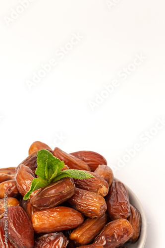 Dates fruits,with mint for Ramadan
