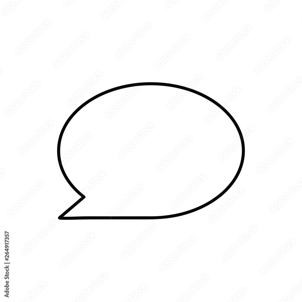 Speech bubbles vector icon Speech bubbles vector icon