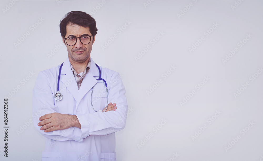 Man doctor professional standing Man doctor professional standing