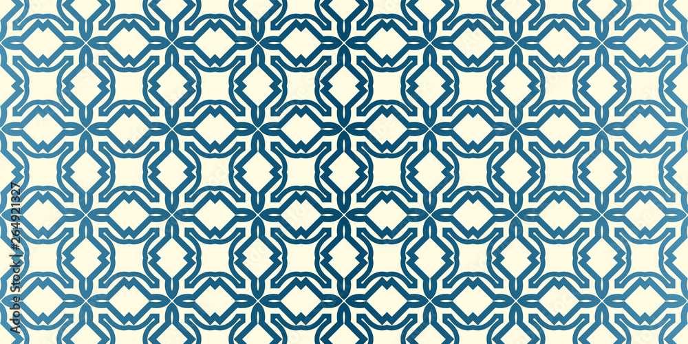 Vector Seamless Traditional Geometric Patterns In Pastel Colors. Endless Texture Can Be Used For Paper Or Scrapbooking. Blue oatmilk color