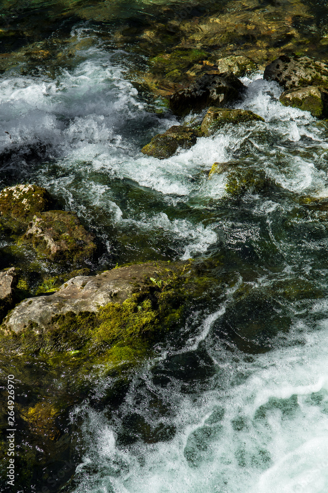 Naklejka premium Fresh Water Of An Alpine River