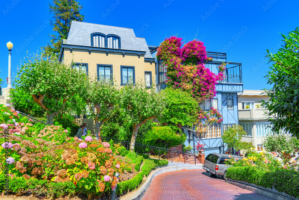 Lombard Street is an east–west street in San Francisco, that is famous for a steep.
