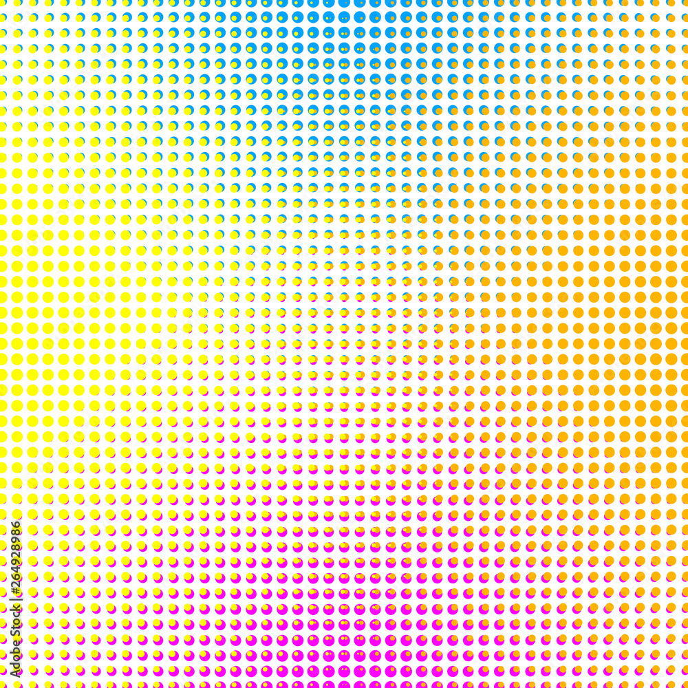 Halftone design background blue, yellow Halftone design background blue, yellow