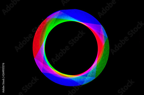 abstract colorful background with circles