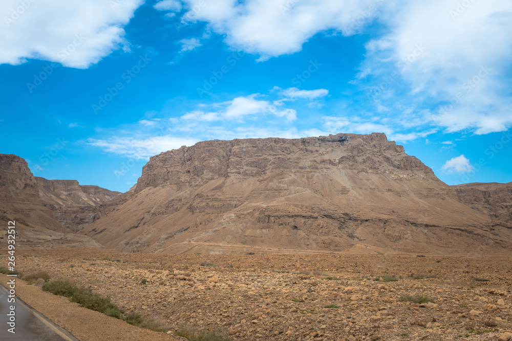 rocks mountains and desert of israel