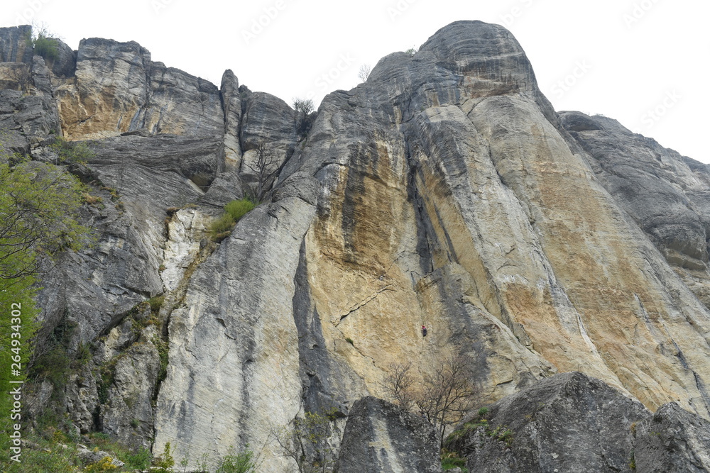 Outdoor and trekking in nature, italian hills 
