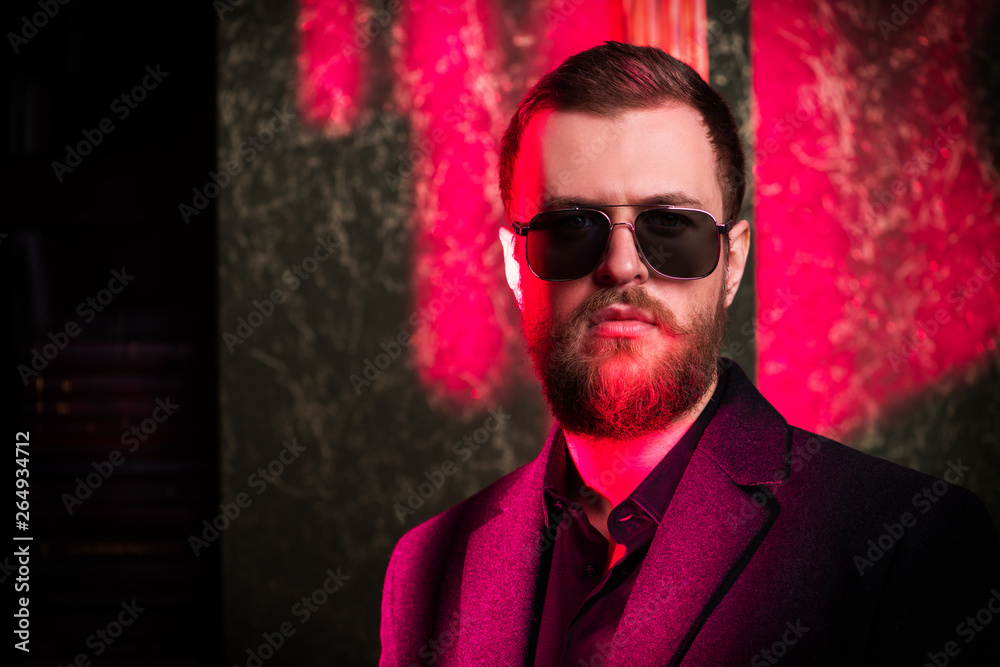 stylish man with glasses stylish man with glasses