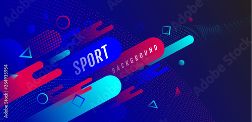 Abstract Sport Background, active motion, Dynamic, vector illustration.