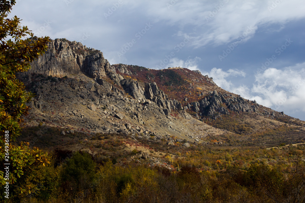 landscape in the mountains