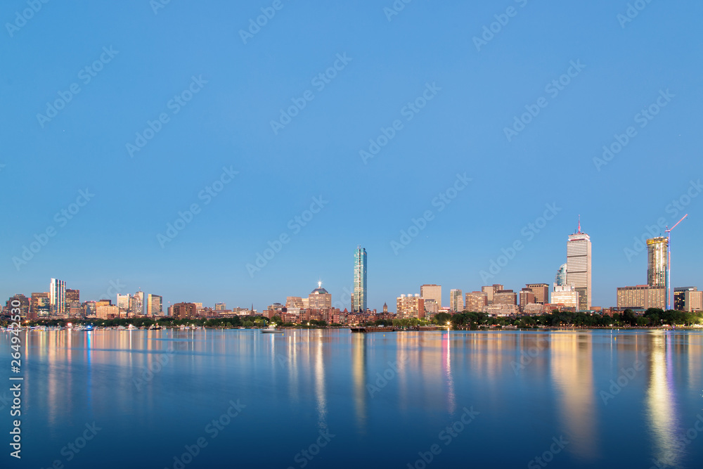 Naklejka premium Boston Skyline