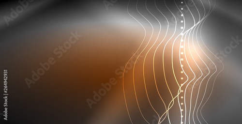 Neon lines shiny glowing background