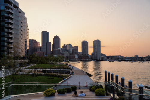 Fan Pier Park  Boston  Massachusetts