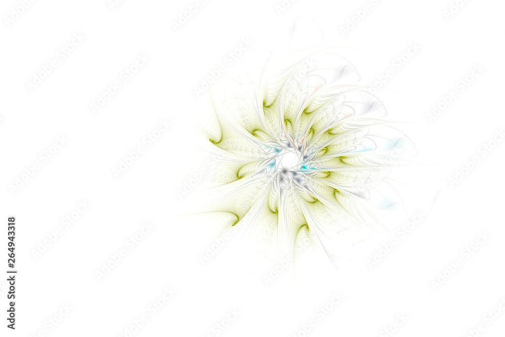 Abstract multicolored illustration on a light background