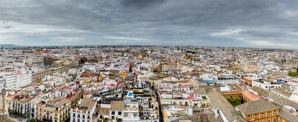Skyline of Seville from the top of the Giralda