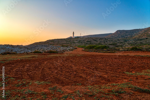 Gerogompos lighthouse  the westernmost point in Greece  Kefalonia