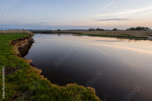 Poranek nad rzek   Narew  Podlasie  Polska