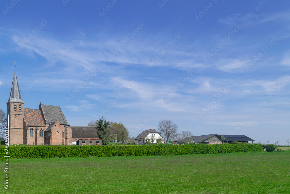 Church in the village of Persingen Church in the village of Persingen