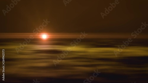 sunset over the sea303