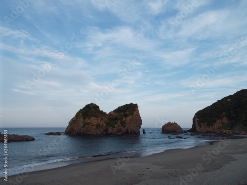 Japan Miyazaki Nichinan City Umegahama seaside drone 