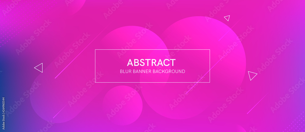 Abstract futurictic banner with a gradient shapes and blur Abstract futurictic banner with a gradient shapes and blur