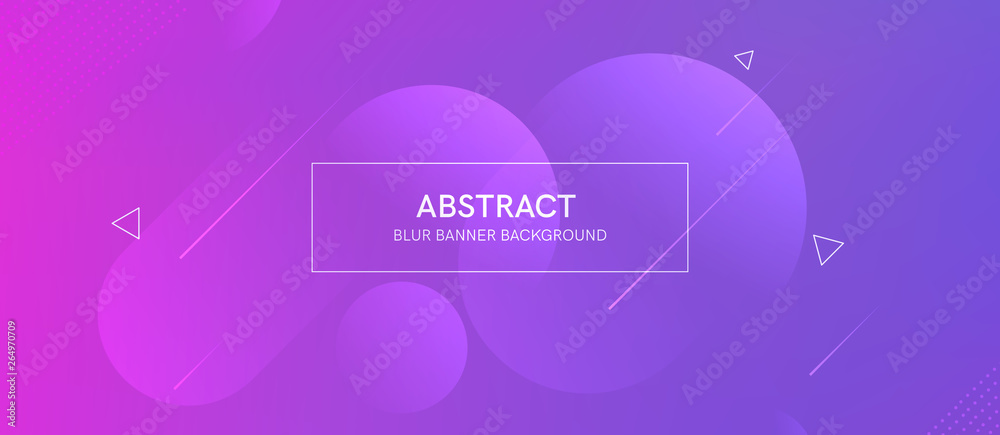 Abstract futurictic banner with a gradient shapes and blur Abstract futurictic banner with a gradient shapes and blur