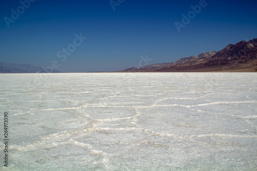 Mystical, mysterious, hottest place on earth - Badwater salt formations in Death Valley National Park