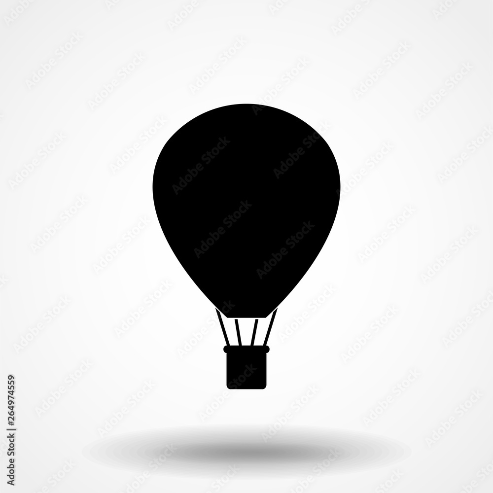 Air balloon icon, vector illustration. Flat design style. vector air balloon icon illustration isolated on white background, graphic design vector symbols. Eps10 Air balloon icon, vector illustration. Flat design style. vector air balloon icon illustration isolated on white background, graphic design vector symbols. Eps10