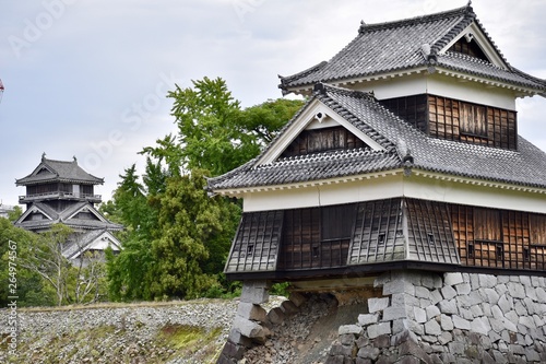 熊本城の地震被害