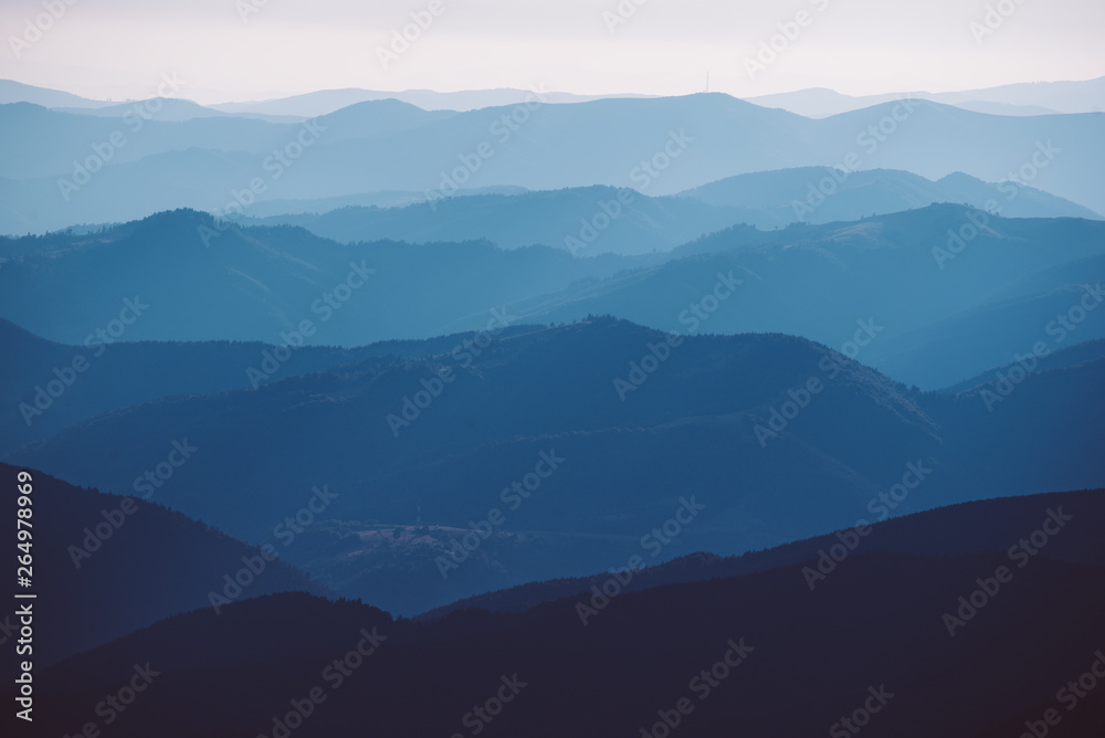 Abstract mountain background