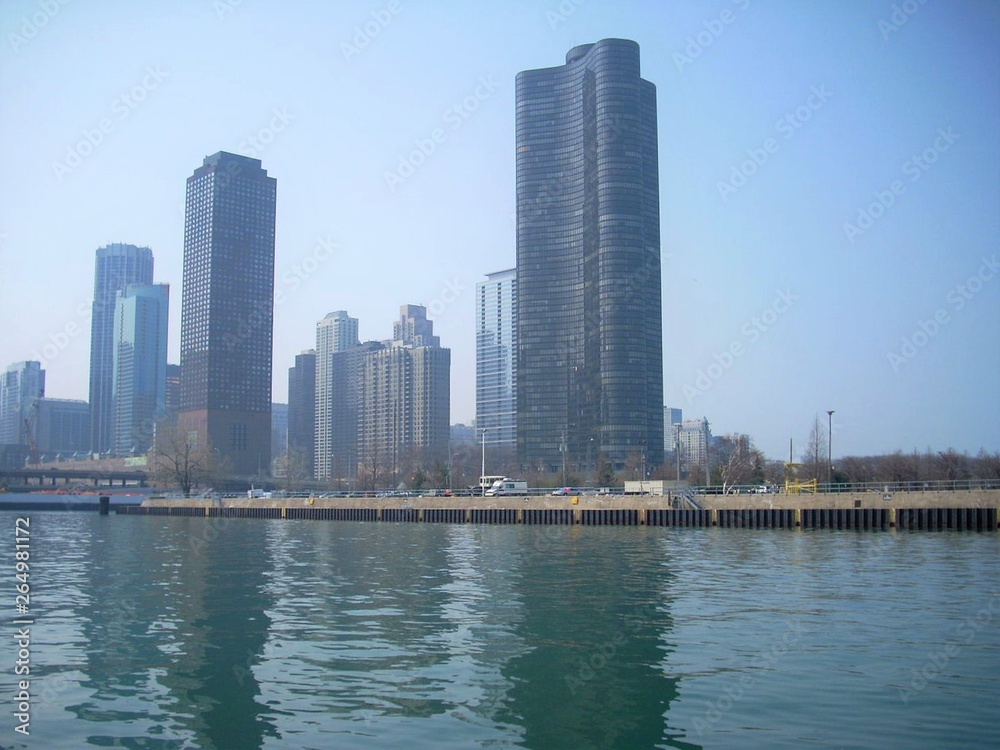 Obraz premium Immeubles tours à Chicago - Illinois - Etats Unis