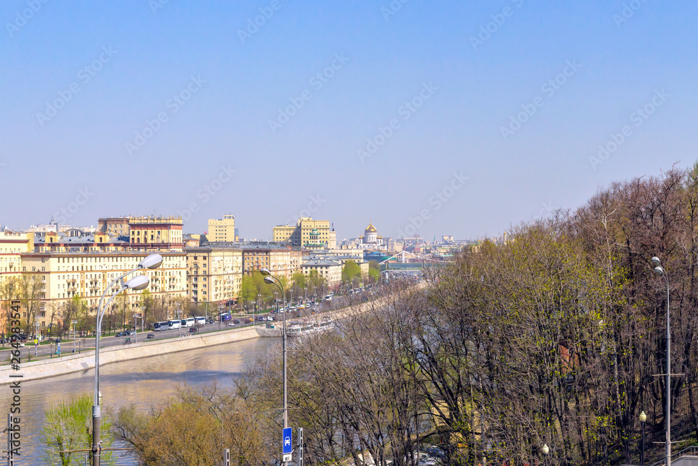 View of the Moskva river embankment
