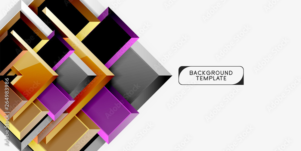 Glossy arrows geometric background Glossy arrows geometric background