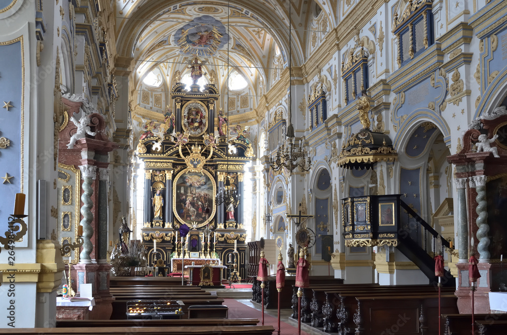 Obraz premium Wallfahrtskirche Maria Himmelfahrt, Niederschönenfeld