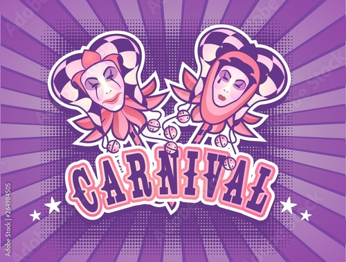 circus retro poster