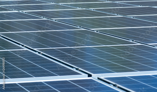 Photos solar panels on the outdoors