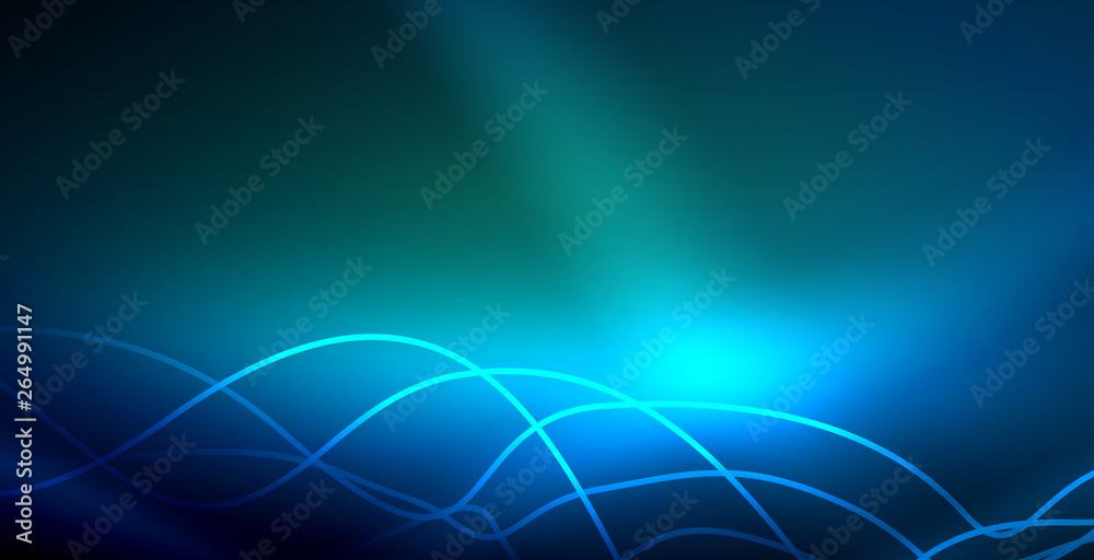 Neon wave background Neon wave background