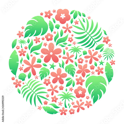 リゾート　イメージ　イラスト