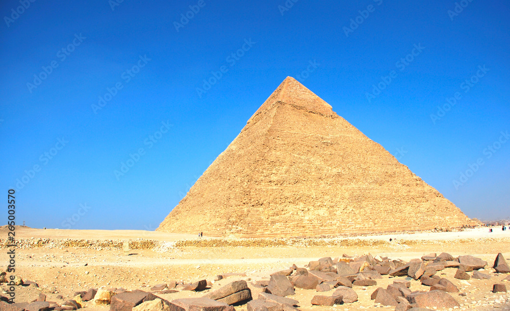 Ancient pyramids of Giza near Cairo Egypt Ancient pyramids of Giza near Cairo Egypt