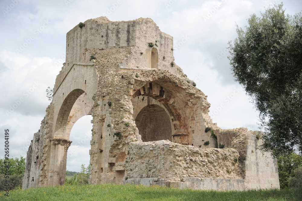 Benedictine San Bruzio Monastery ruins, Magliano in Toscana, Tuscany, Italy Benedictine San Bruzio Monastery ruins, Magliano in Toscana, Tuscany, Italy
