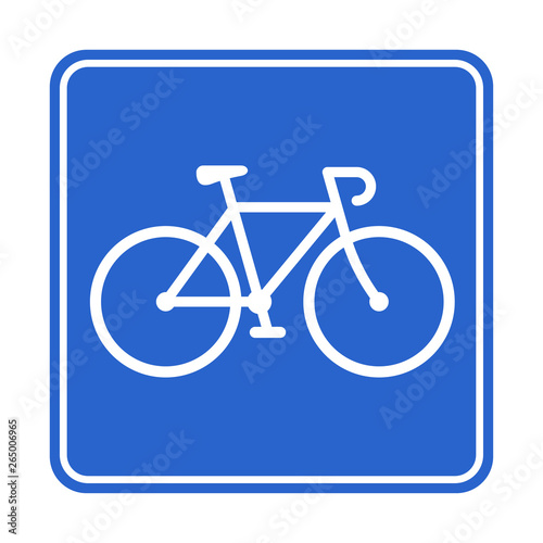 Bike parking sign
