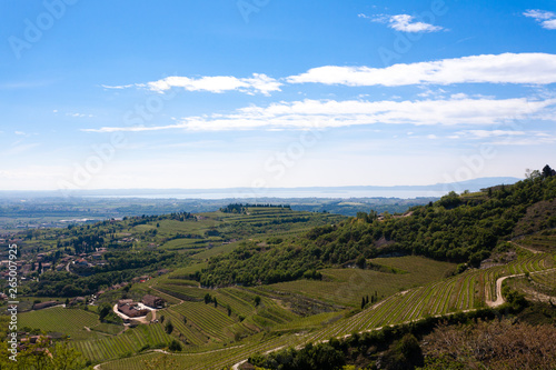 Valpolicella hills landscape, Italian viticulture area, Italy © elleonzebon